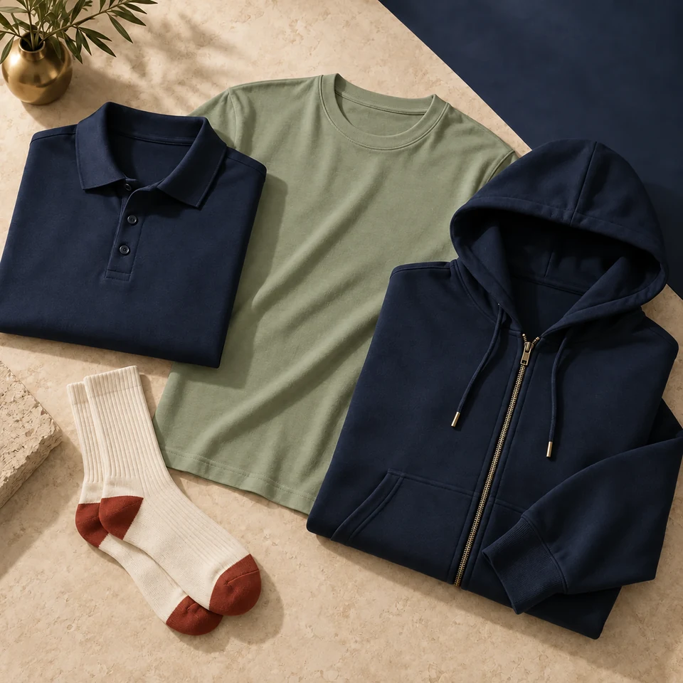 Collection of custom apparel