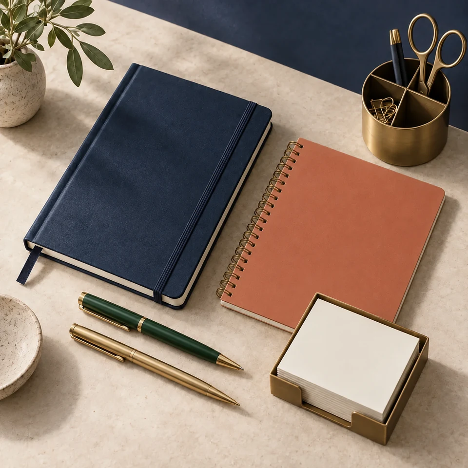 Collection of custom stationery