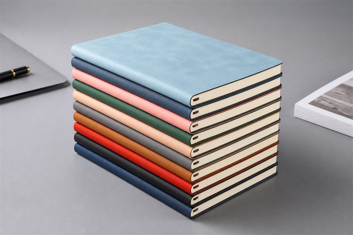 Custom notebooks with logo for onboarding and corporate gifts
