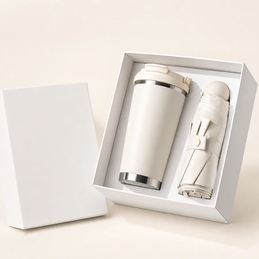 Tumbler & Compact Umbrella Gift Set